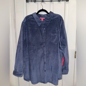 Woman Within Corduroy Overshirt